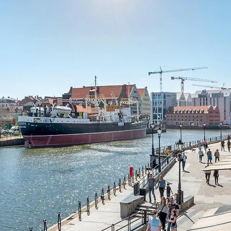 公寓 Symfonia Amazing River View By Downtown 格但斯克